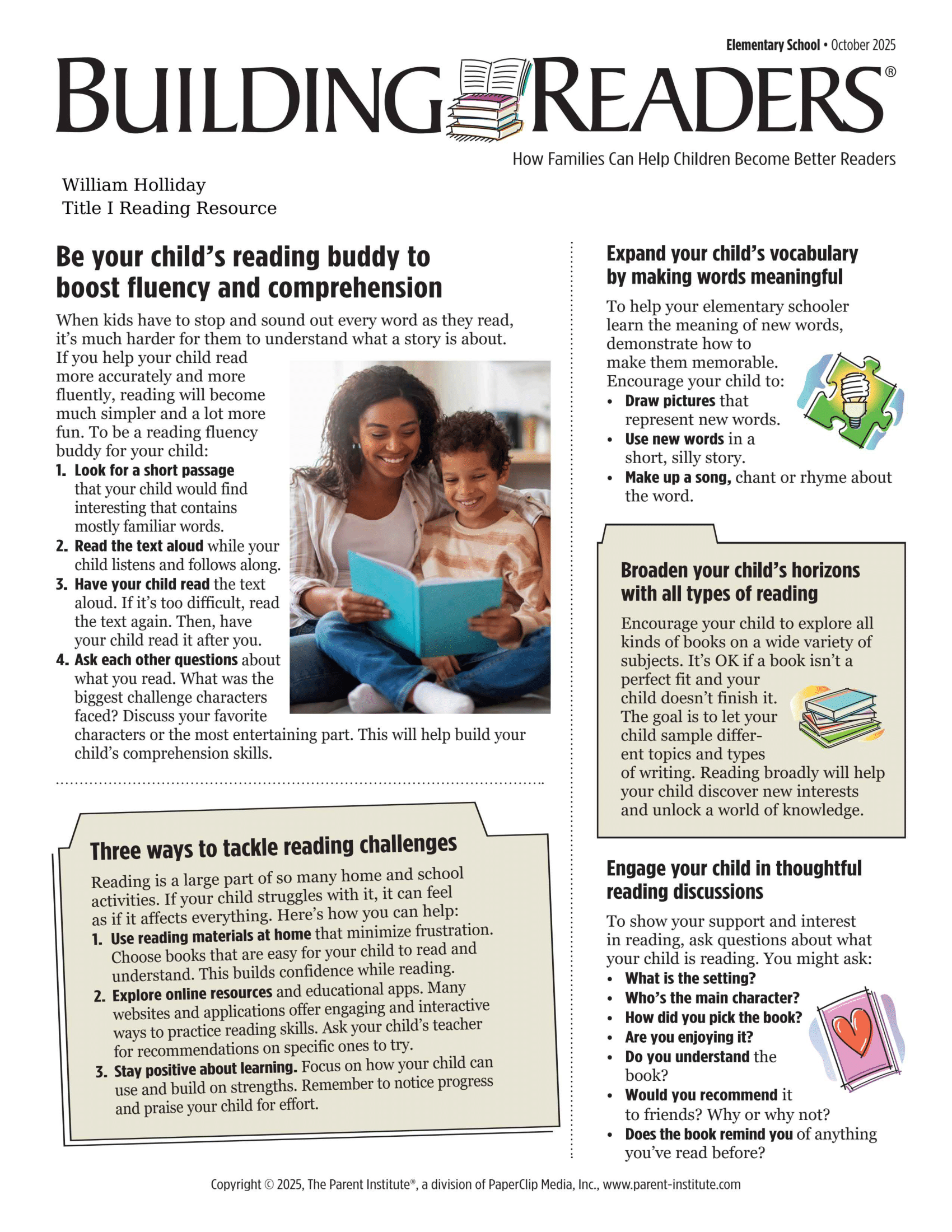 Building Readers Oct. 2026  Edition