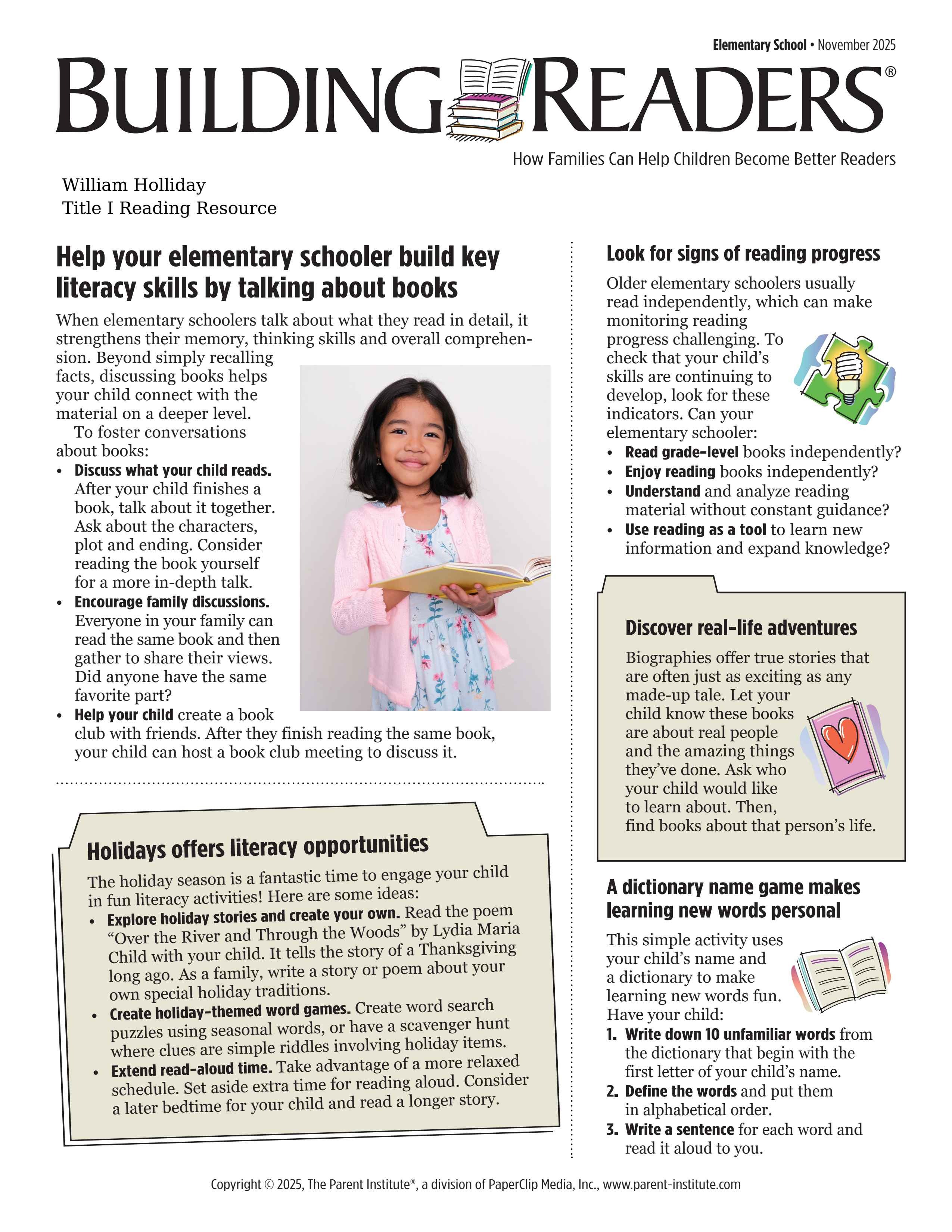 Building Readers Nov. 2025  Edition