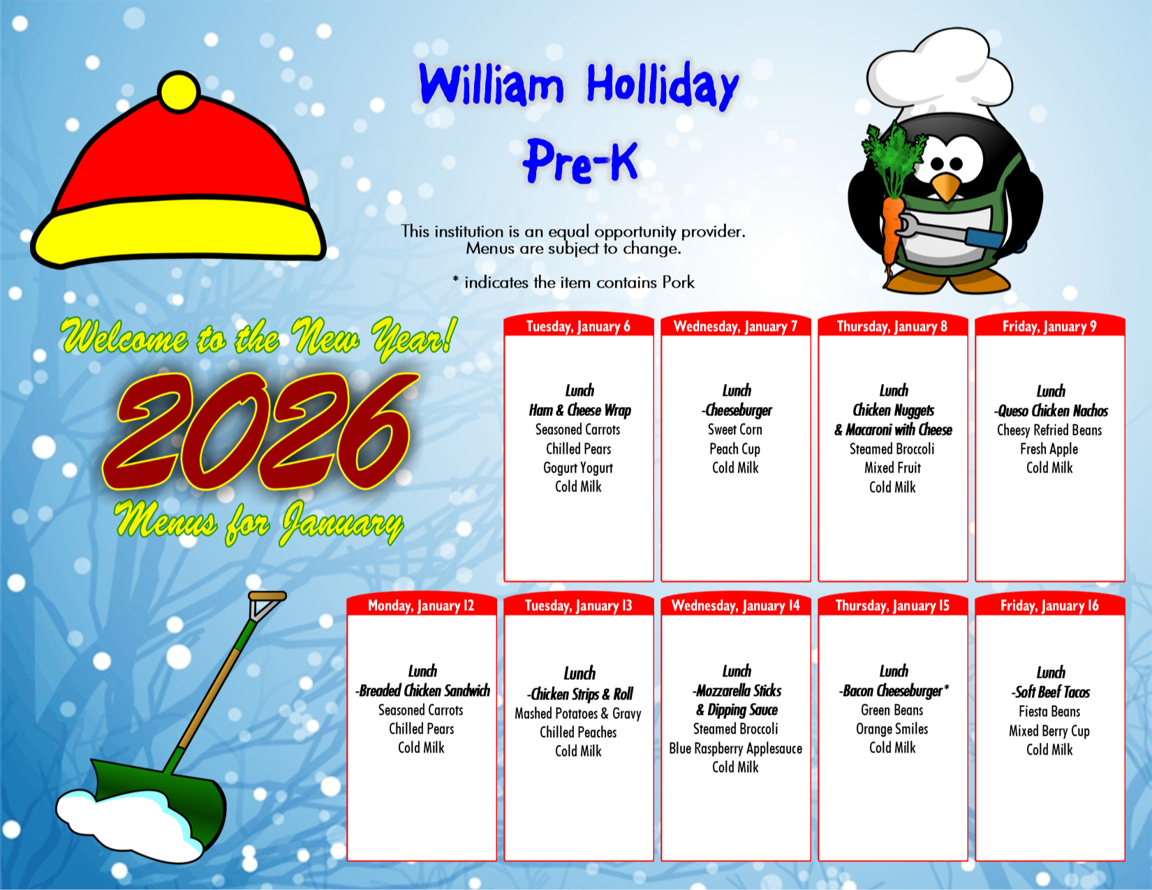 William-Holliday PK Jan. Food Menu