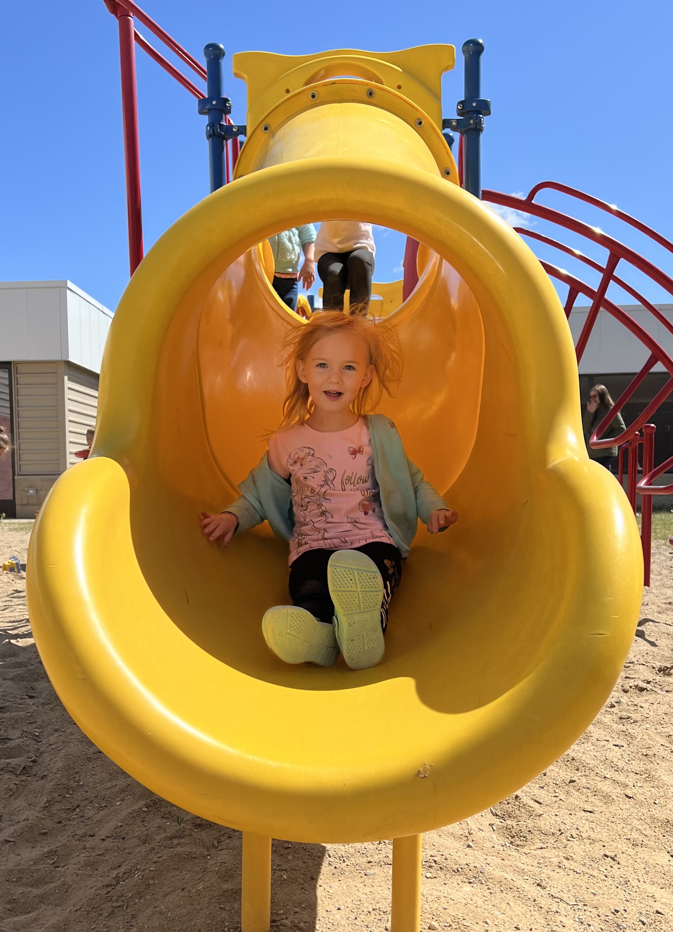 girl on playground