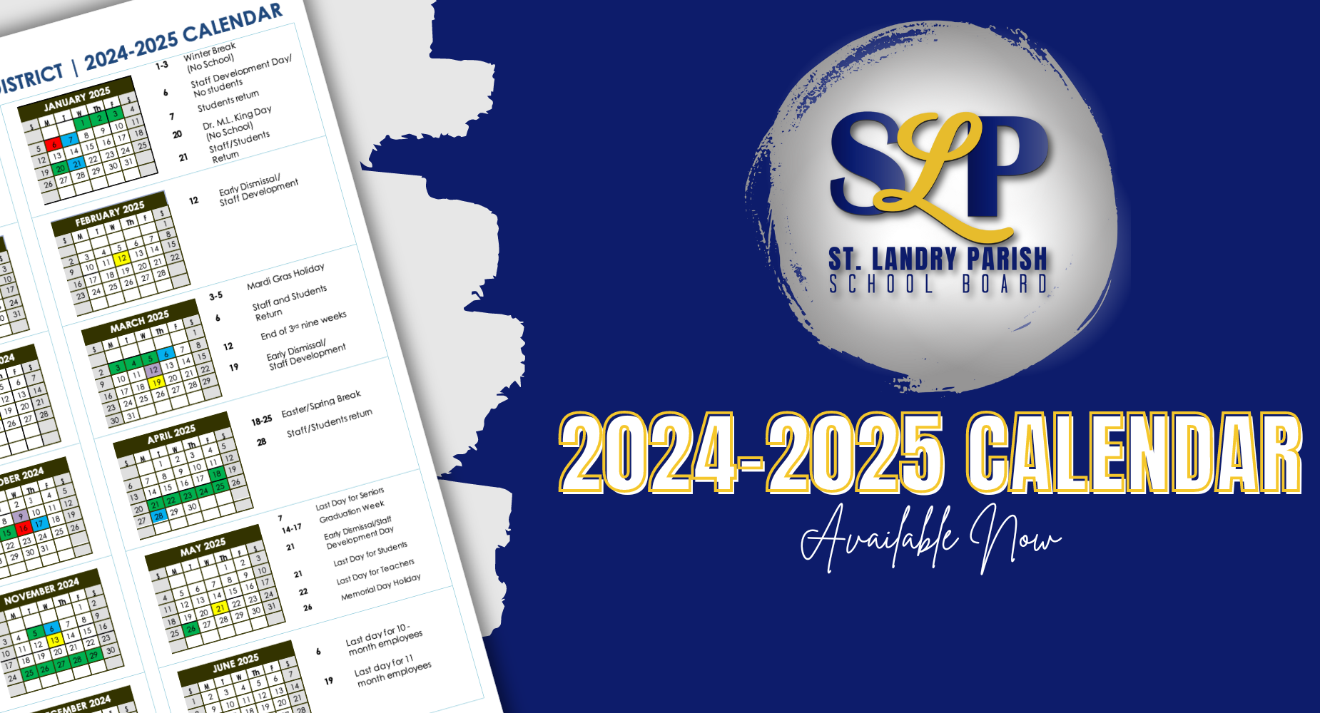 2024-2025 SCHOOL CALENDAR