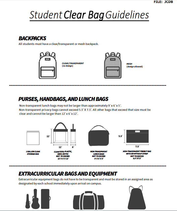 Clear Bag Policy