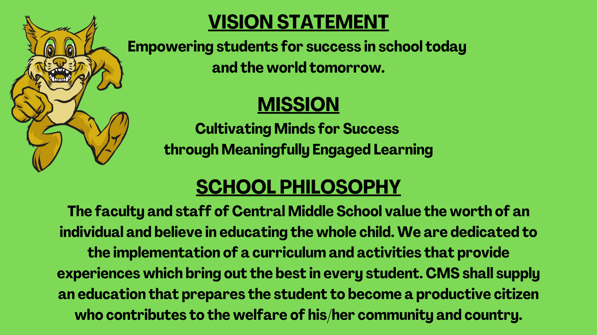 Vision, Mission, & Philosophy