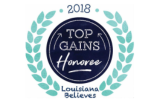 2018 Top Gains Honoree Louisiana Believes