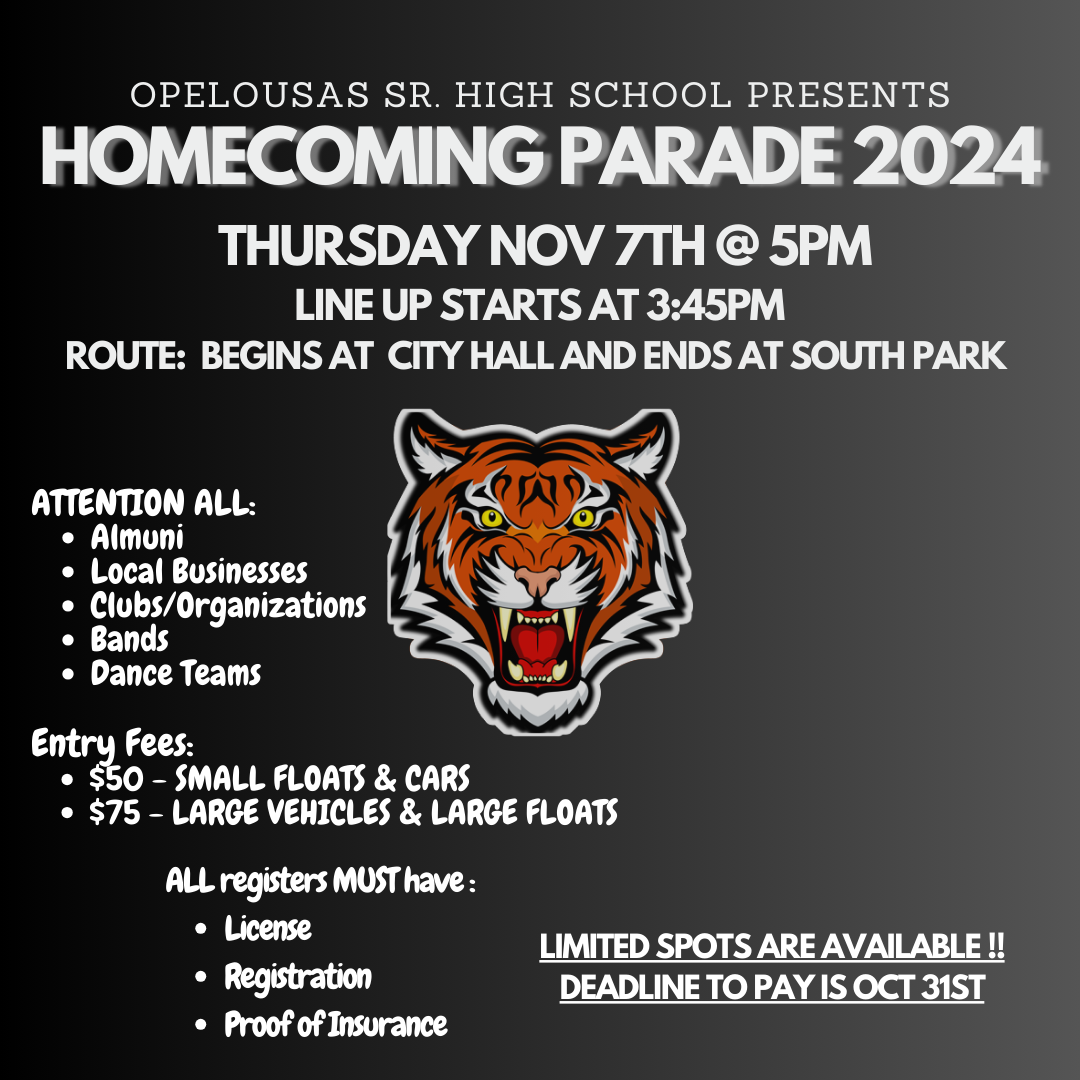 Parade Float Flyer