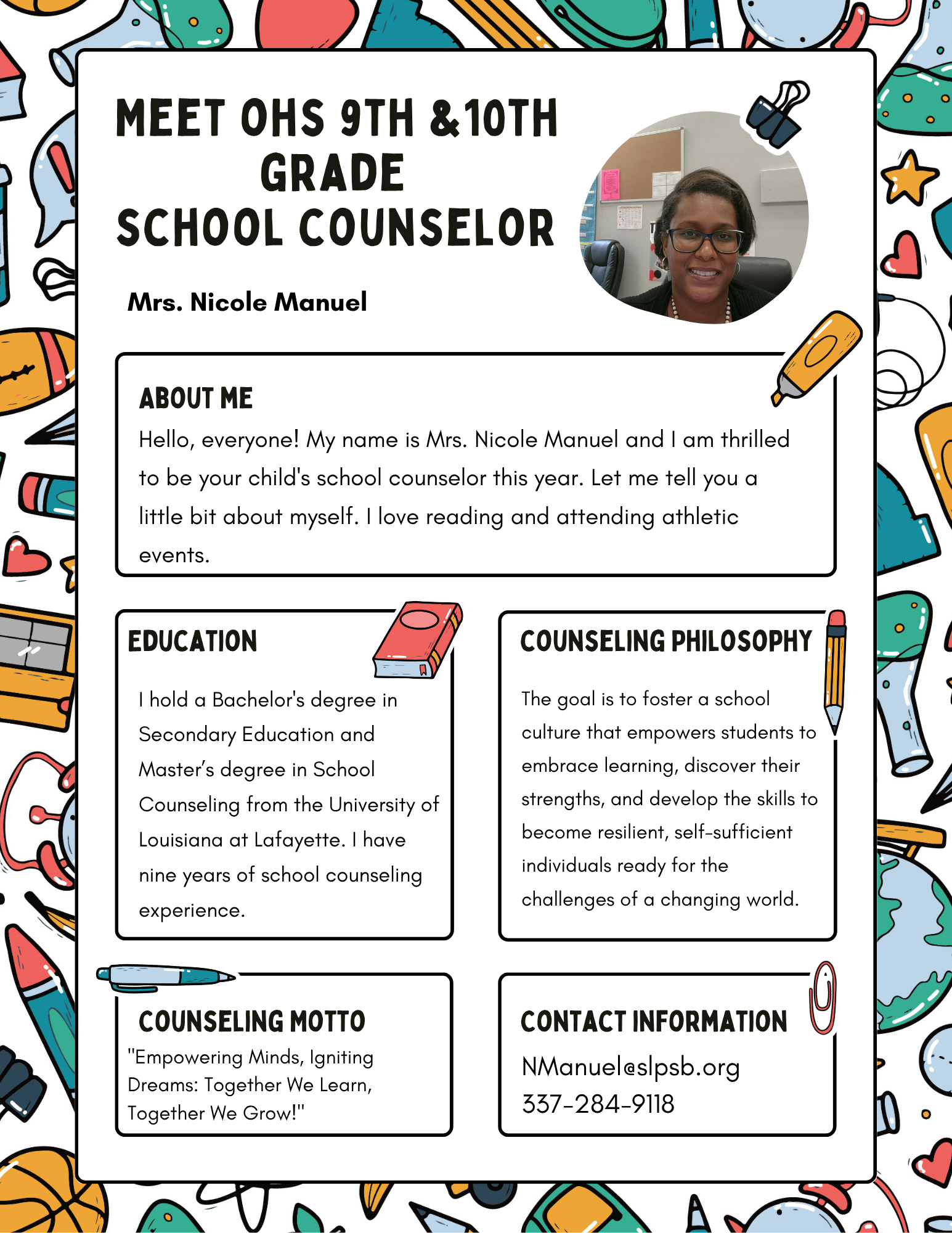 School Counseling Department