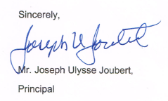 Mr. Joseph Ulysse Joubert