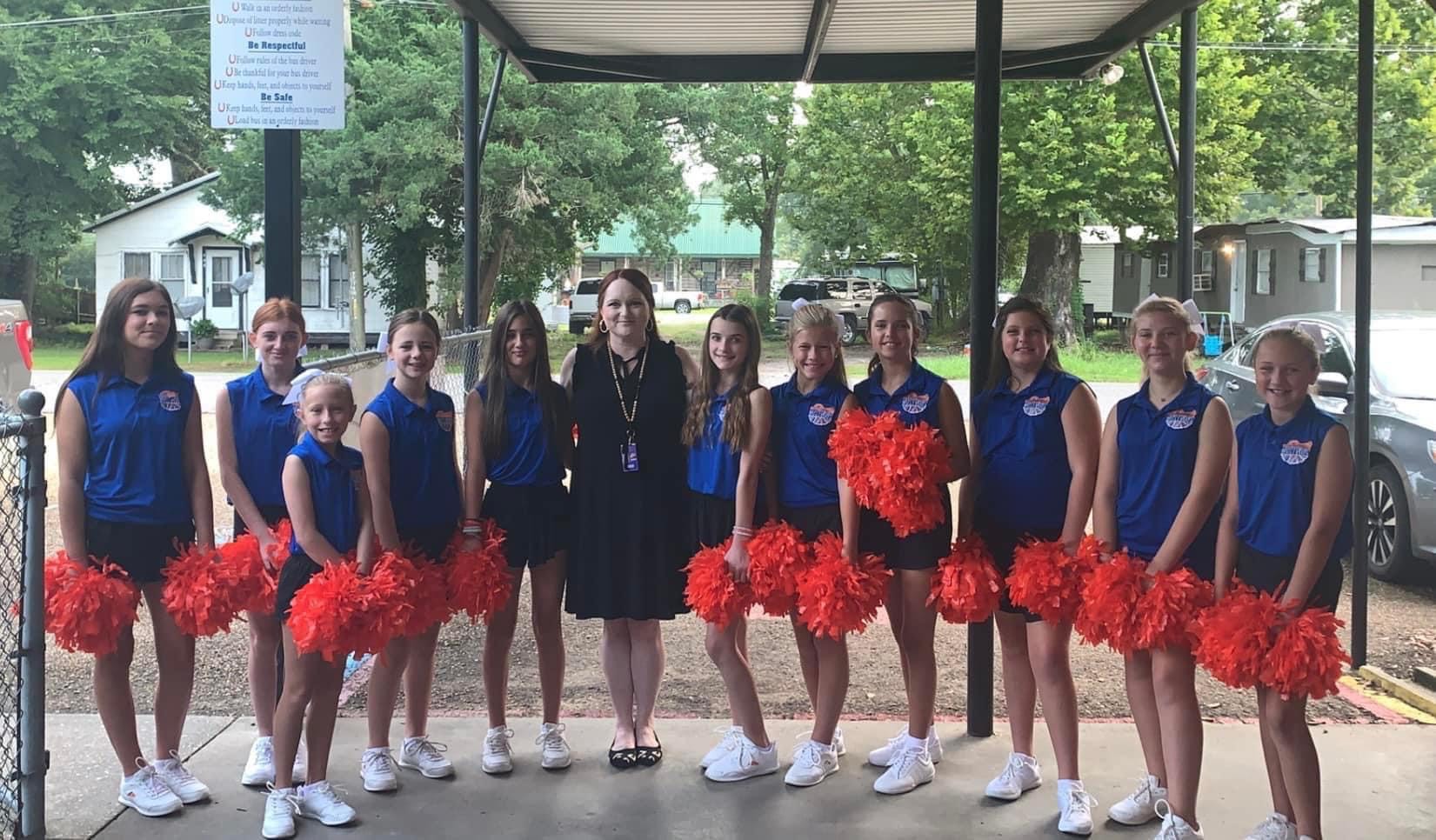 Cheerleading Krotz Springs Elementary School