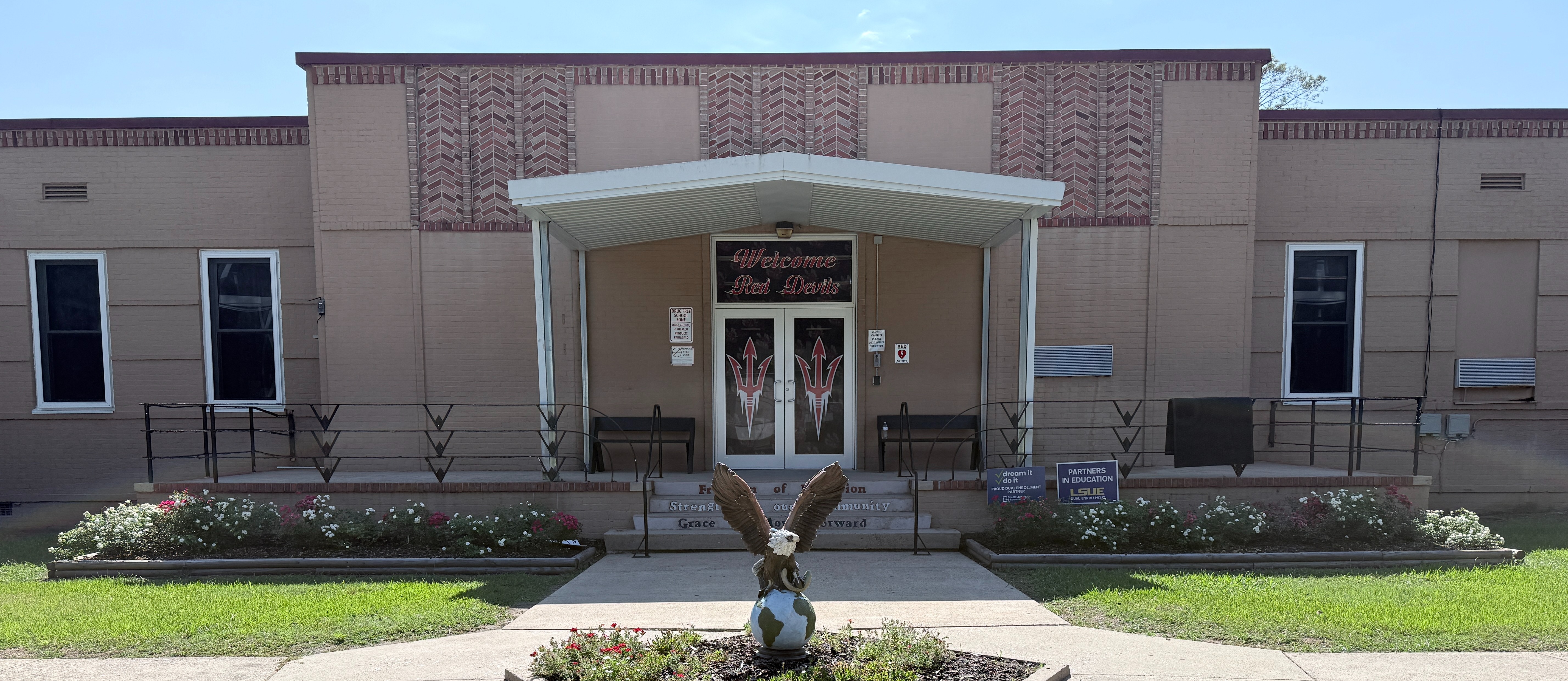 front of school