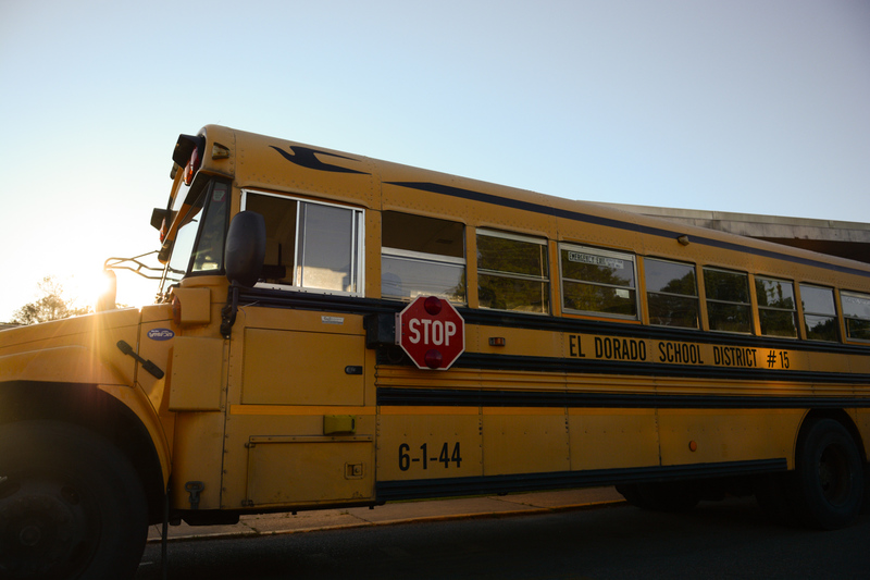 A photo of a school bus.