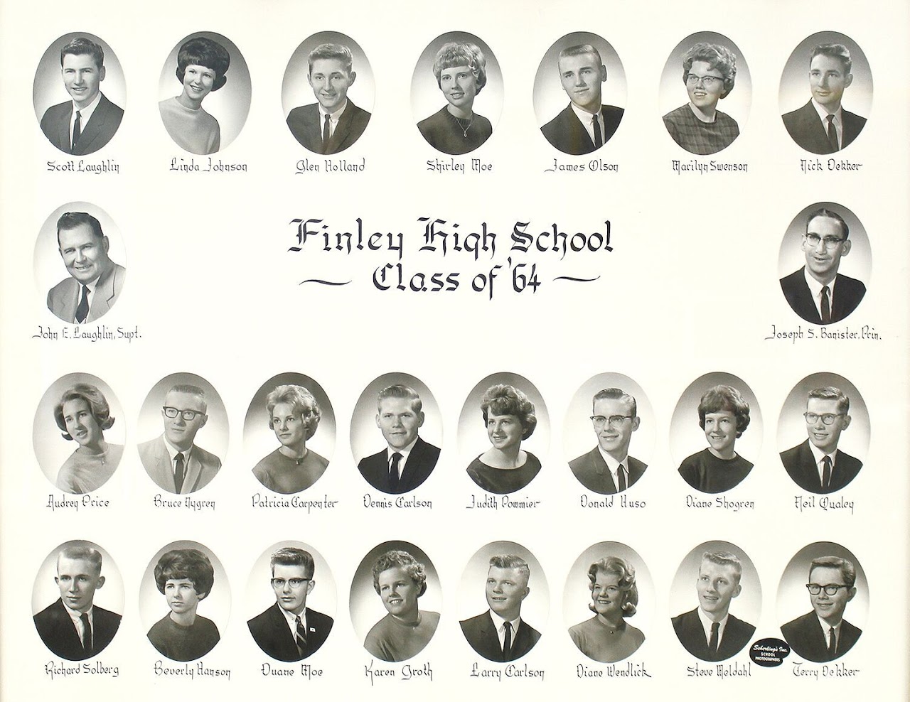 Finley and Sharon High School Graduating Classes