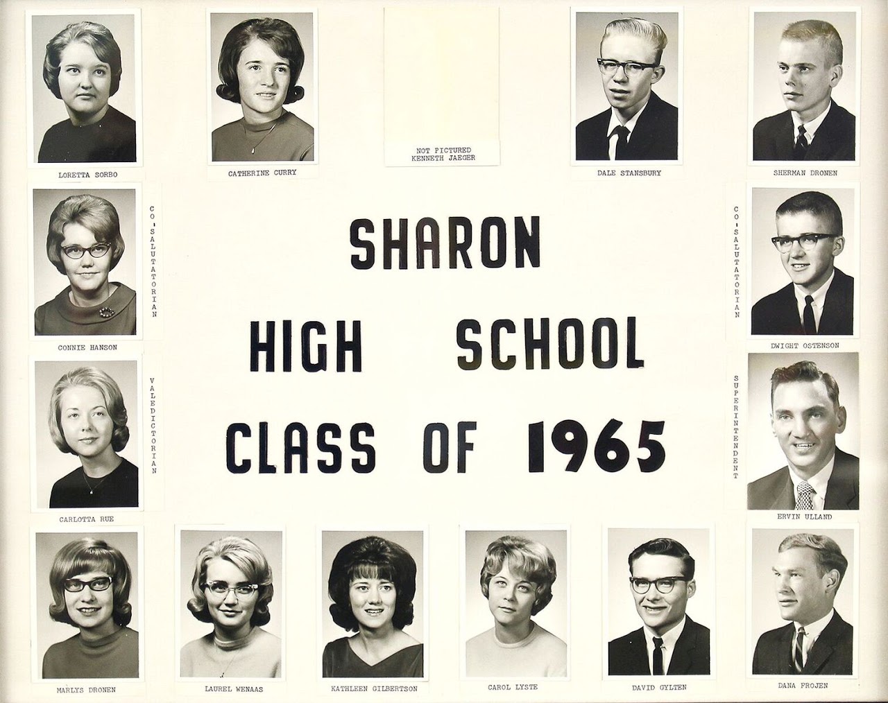 Finley and Sharon High School Graduating Classes