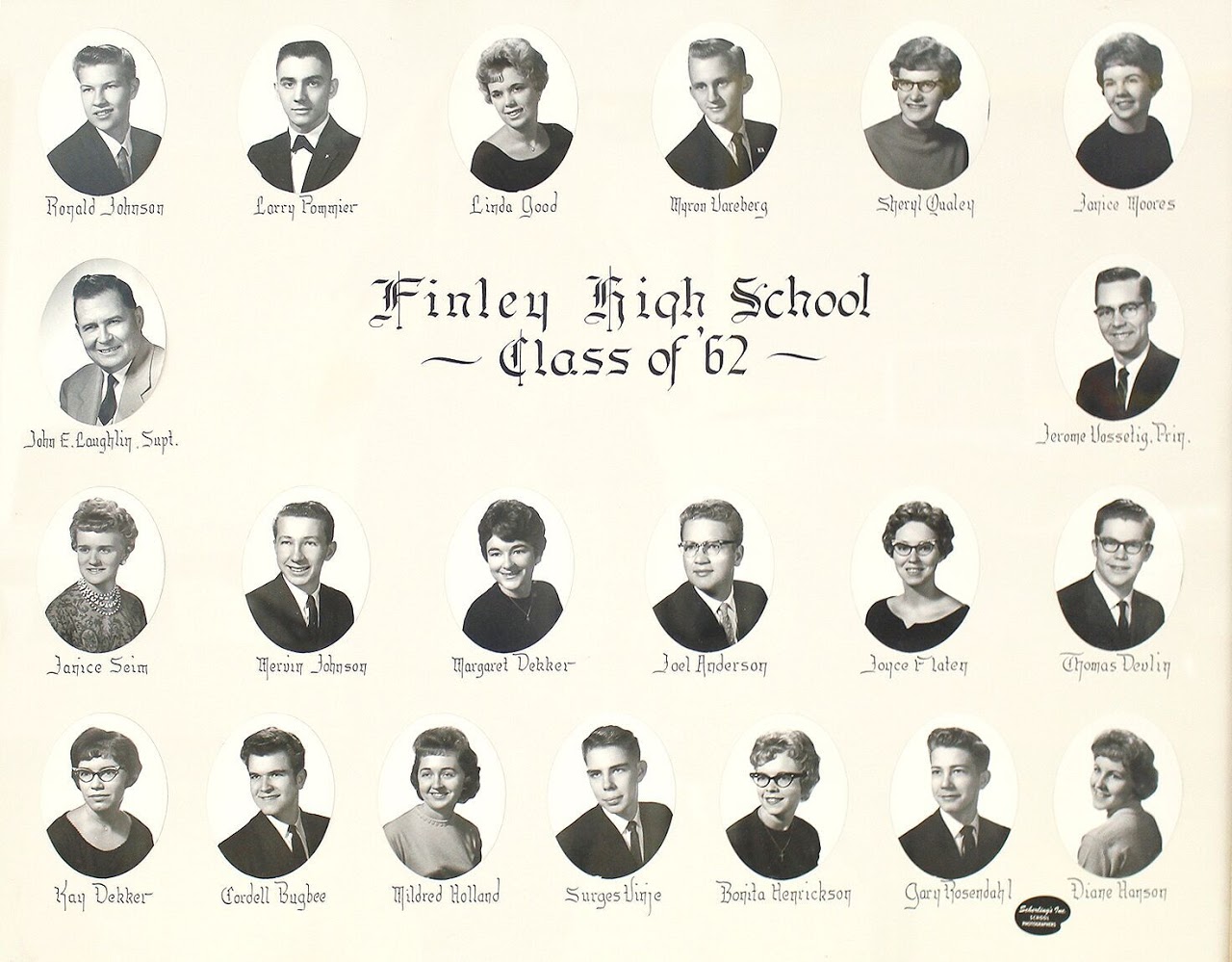 Finley and Sharon High School Graduating Classes