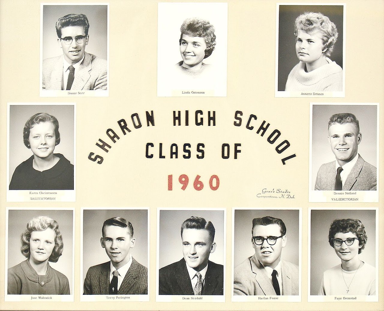 Finley and Sharon High School Graduating Classes