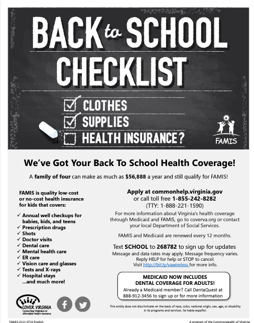 English Back to School Checklist Black and Gray Background with white and black lettering