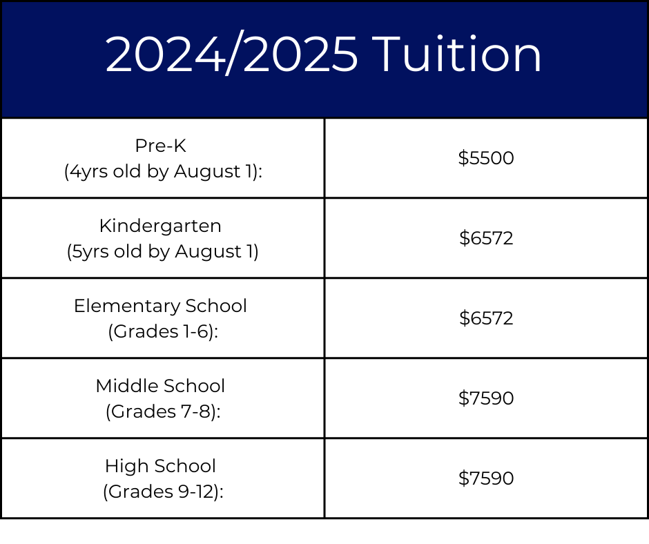 2024 2025 tuition