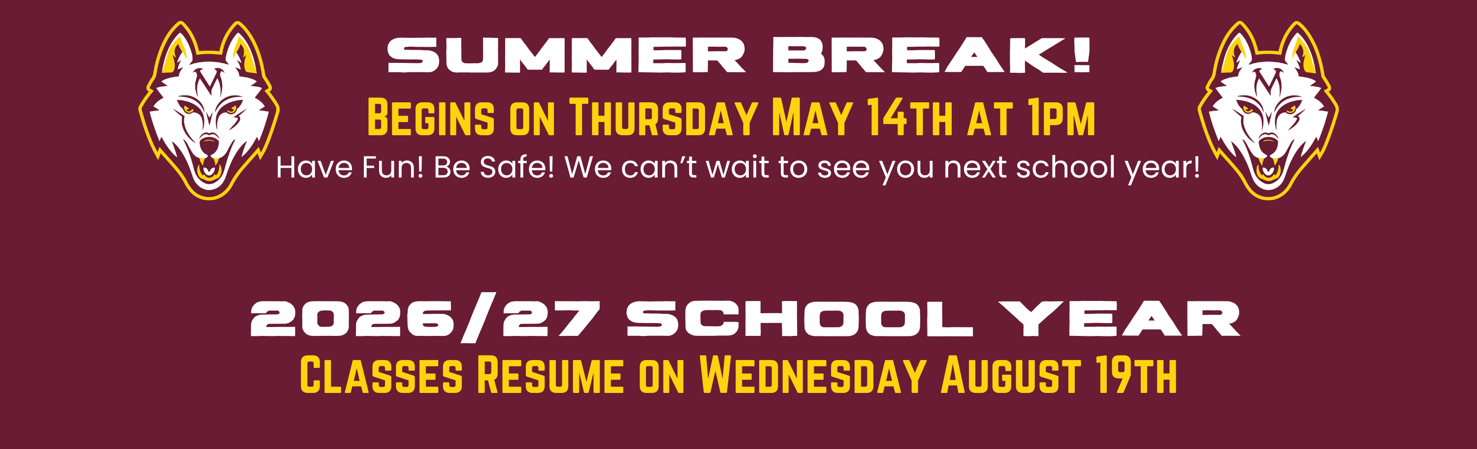 summer break