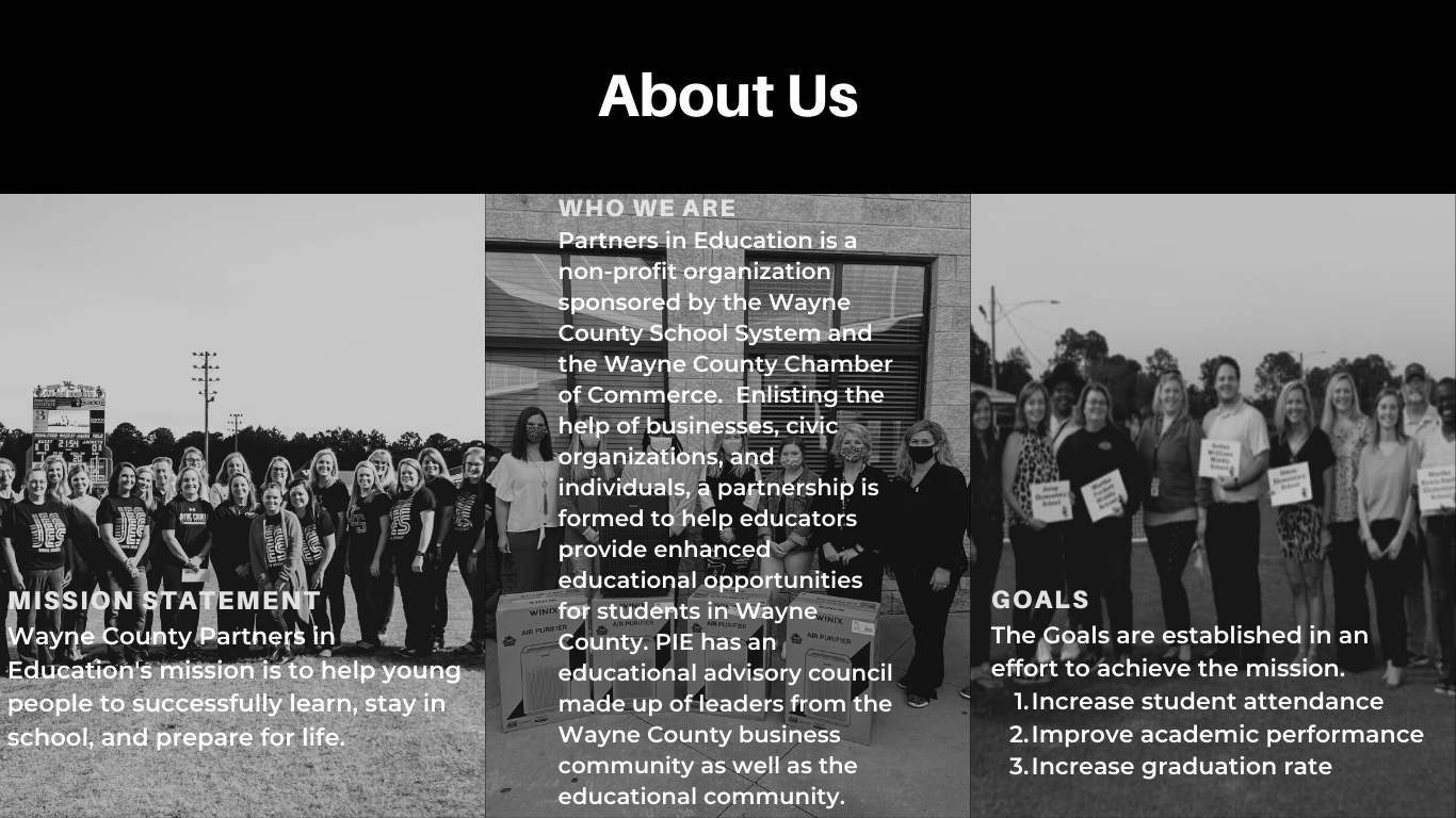 Wayne County PIE About Us