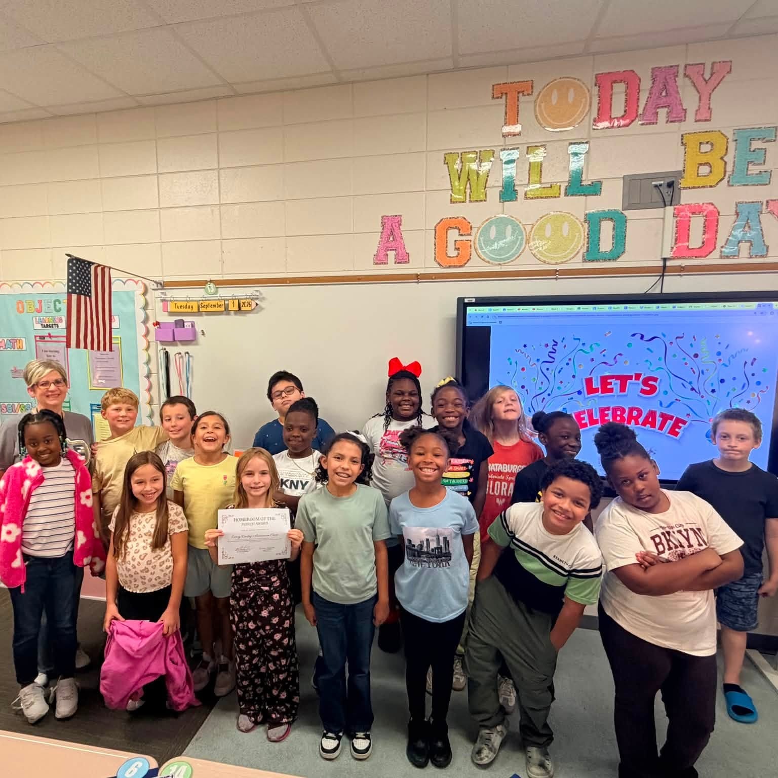 Carey Dailey's homeroom