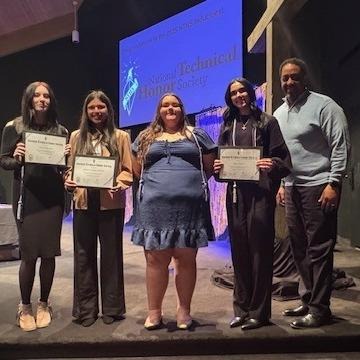 Congratulations to our very own Haven McGovern for her induction into the National Technical Honor Society through Kankakee Area Career Center. Picture courtesy of Kankakee School District 111 Facebook page. 