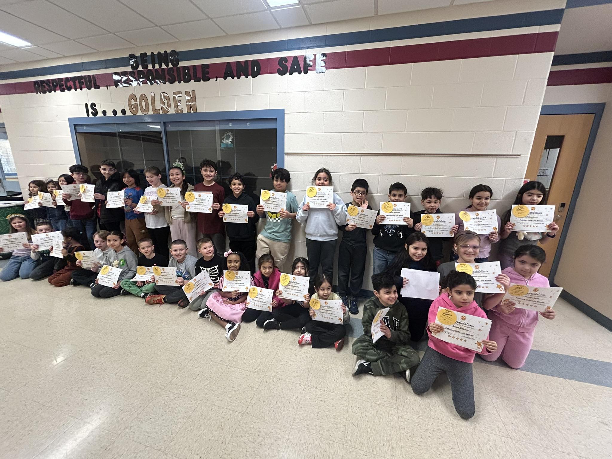 February Gold Coin Winners