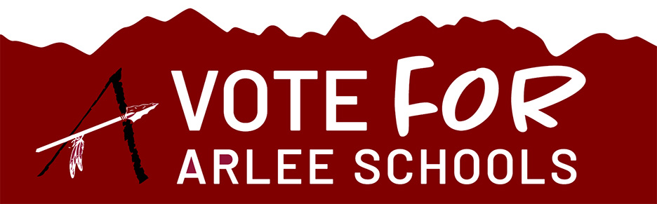 Vote for Arlee Schools Banner