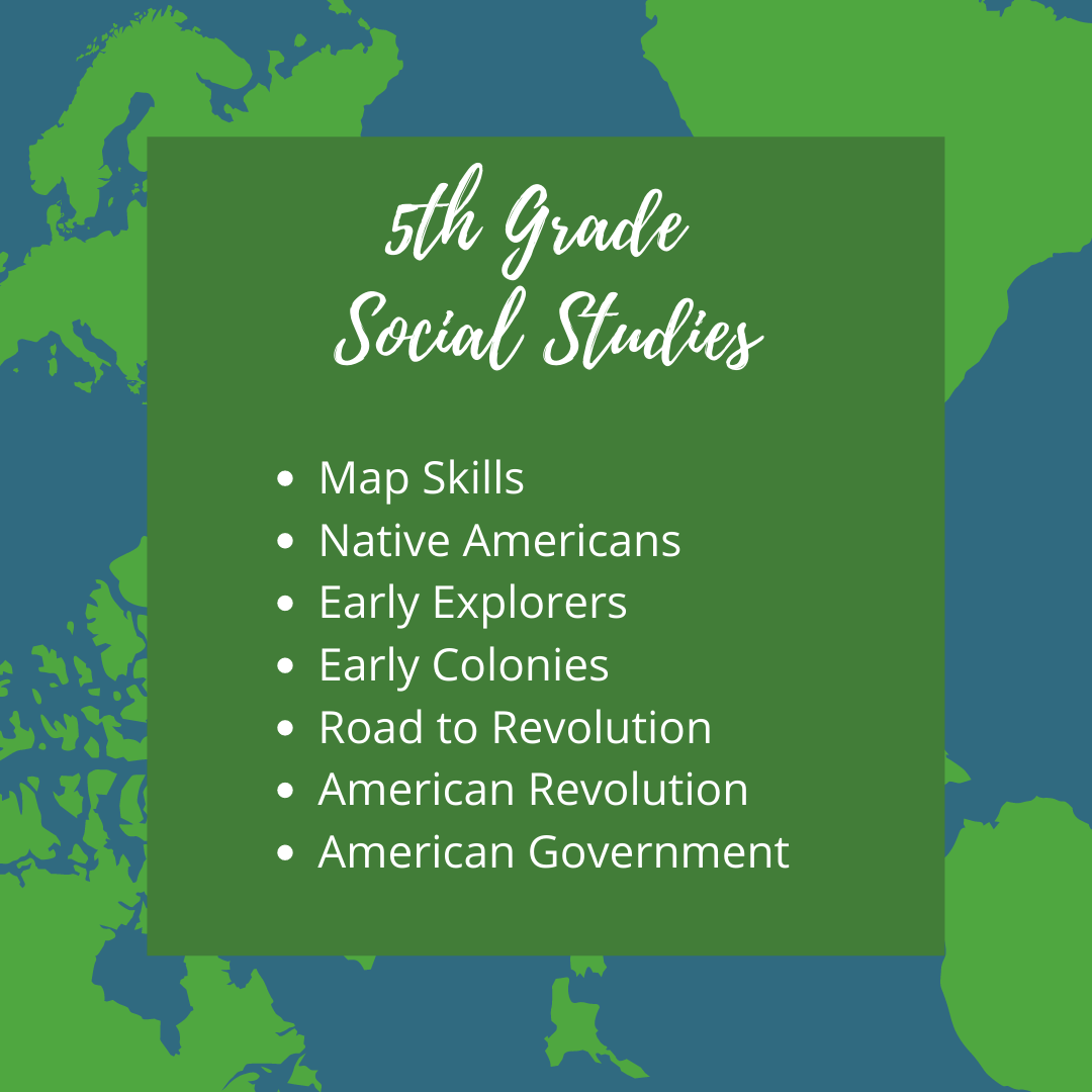 5th grade social studies units