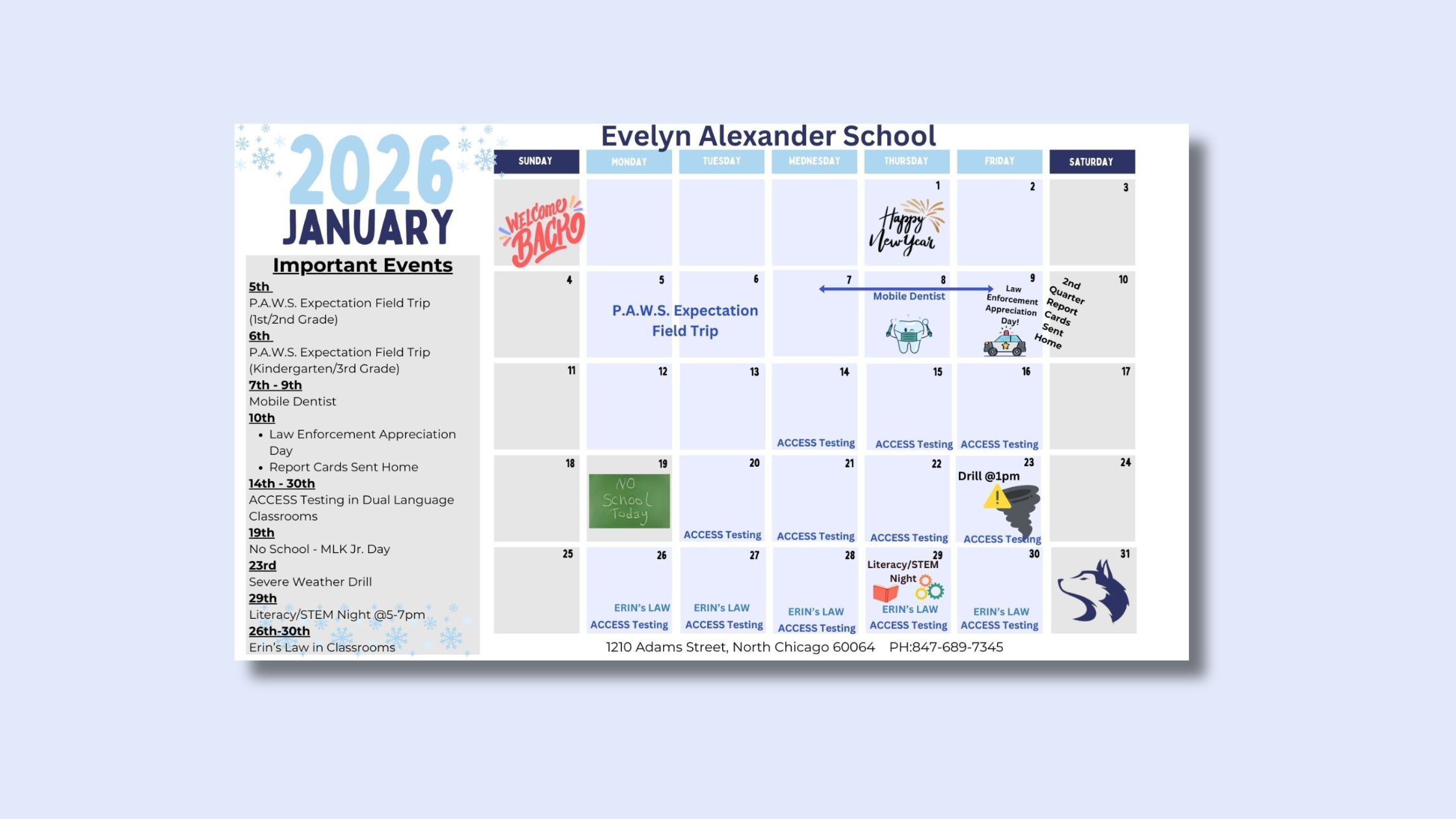 Alexander Calendar 