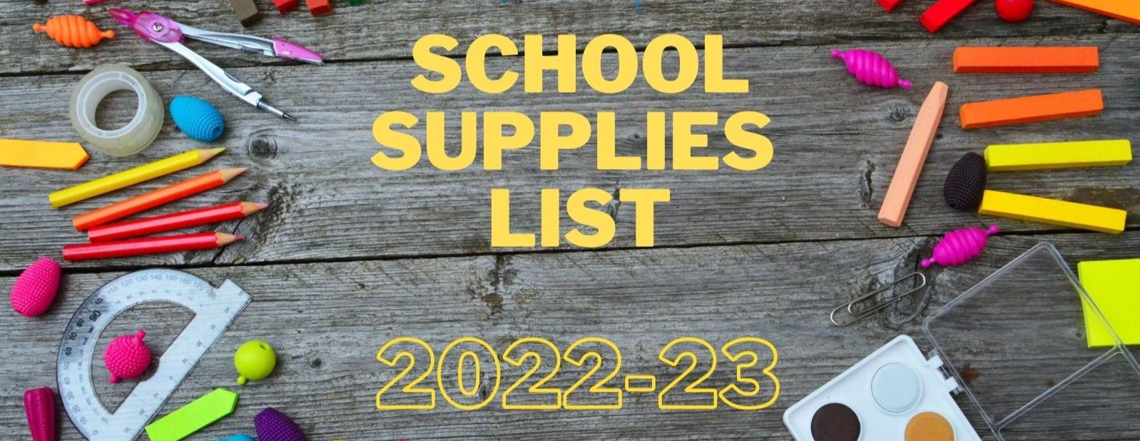 2022-2023 Supply List