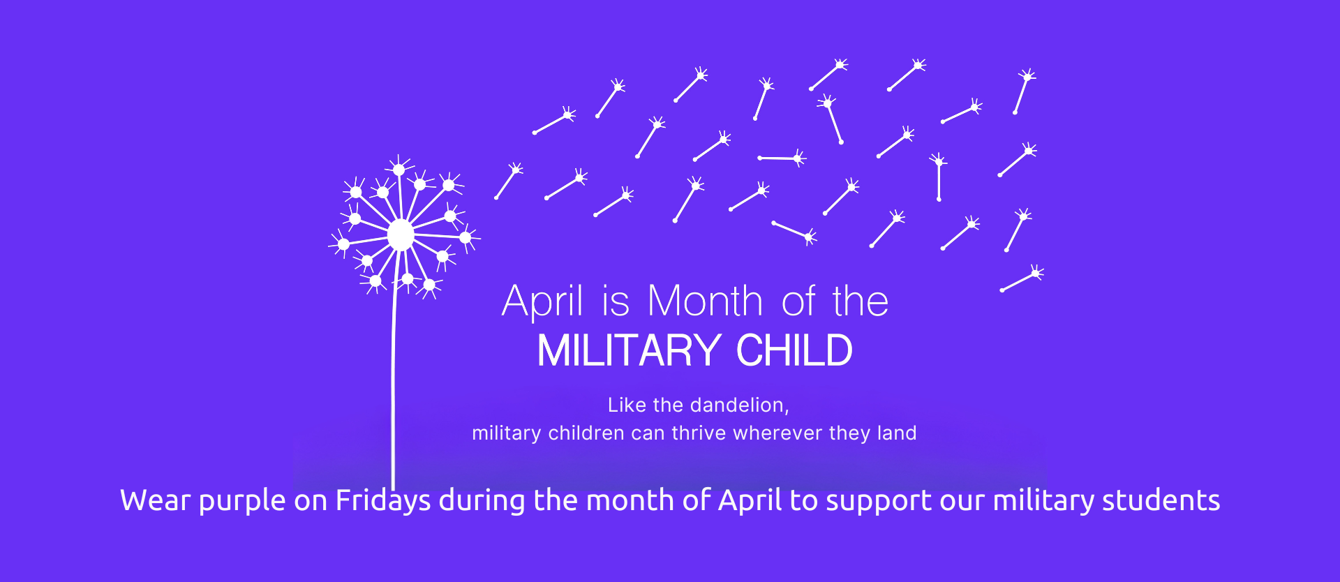 month of the military child