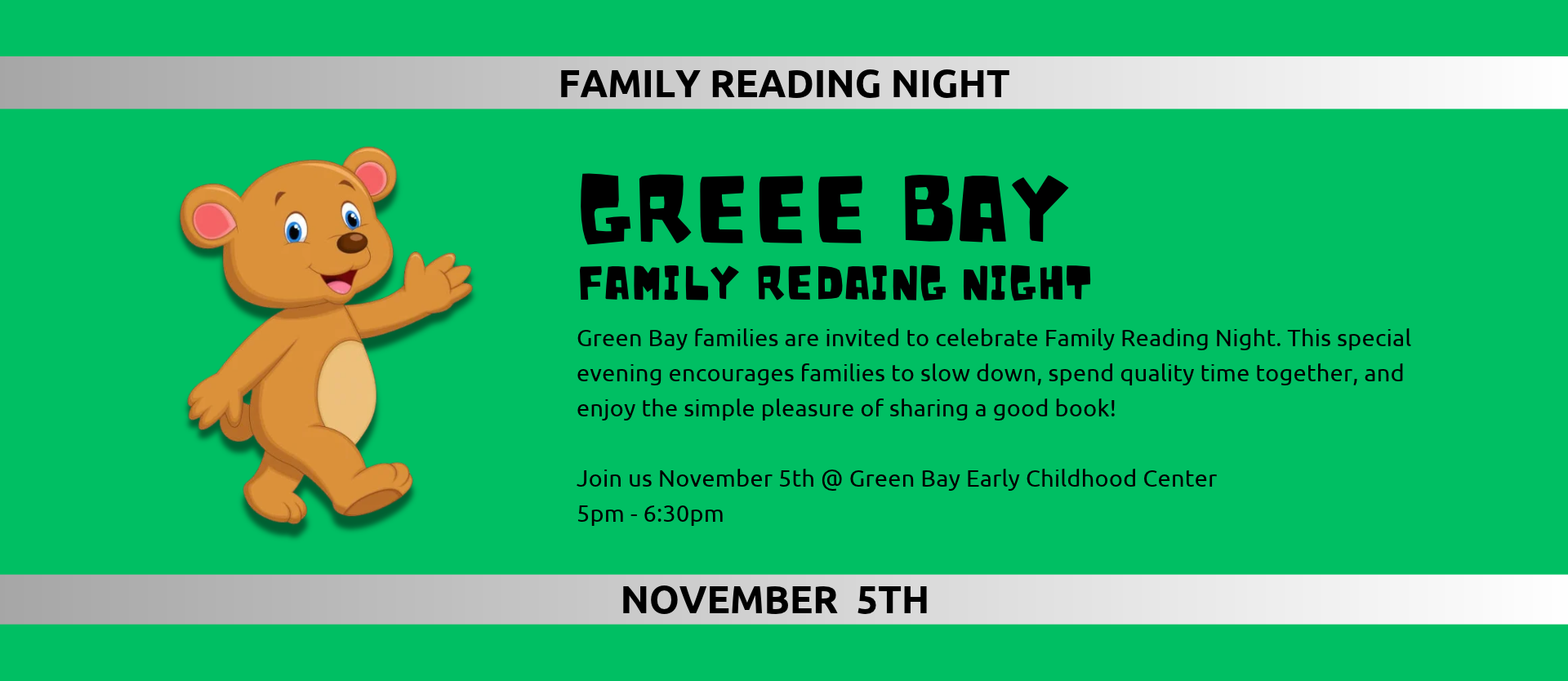 GB family reading night