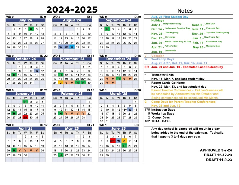 District Calendar