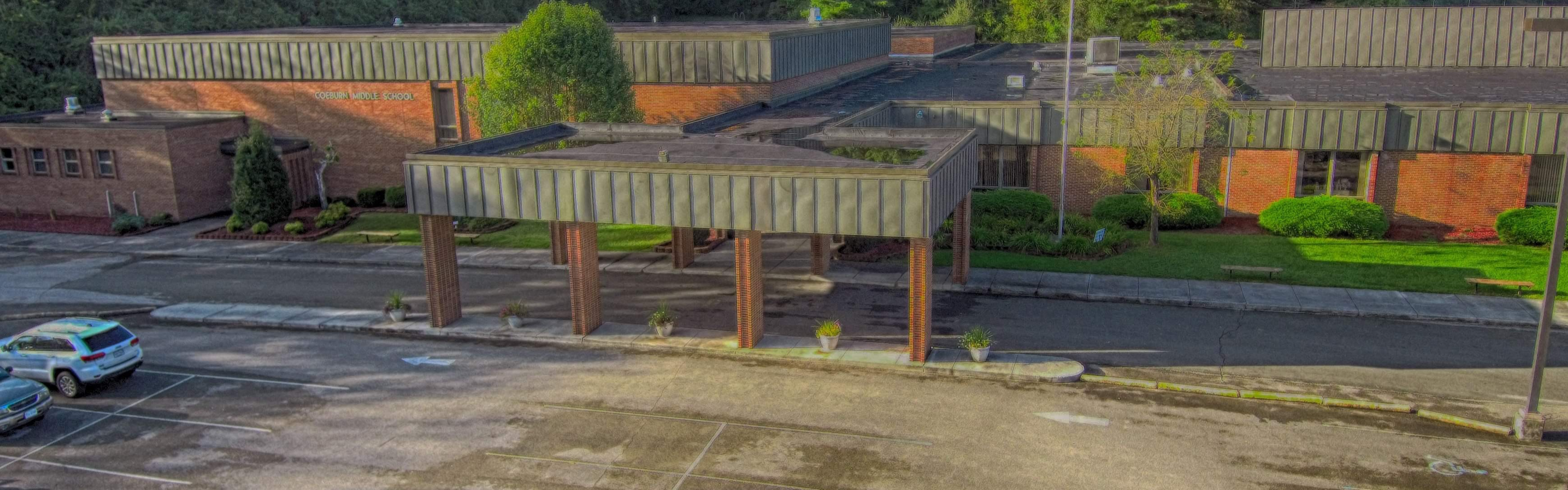 Aerial photo of Coeburn Middle School