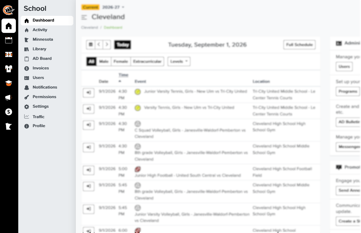 CHS Space Reservation System Screenshot