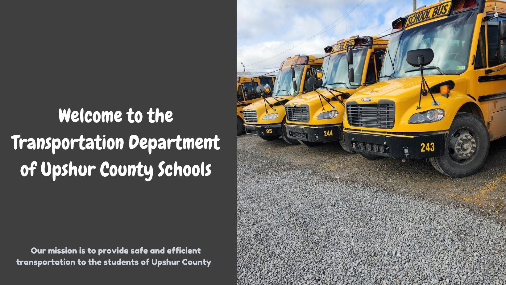 Transportation | Upshur County Schools