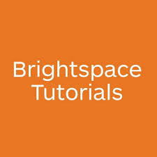 Orange square logo for Brightspace Tutorials