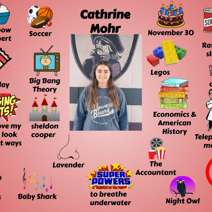 Cathrine Mohr  - High School September Student spotlight .