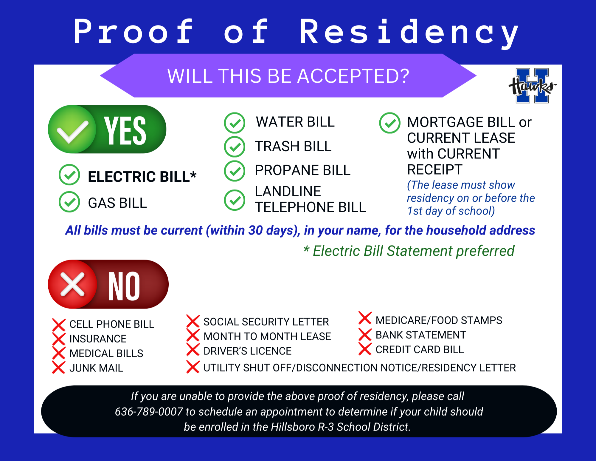 proof of residency