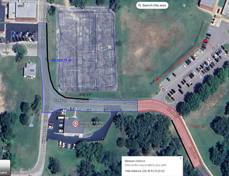 Aerial Picture of Asphalt Bid