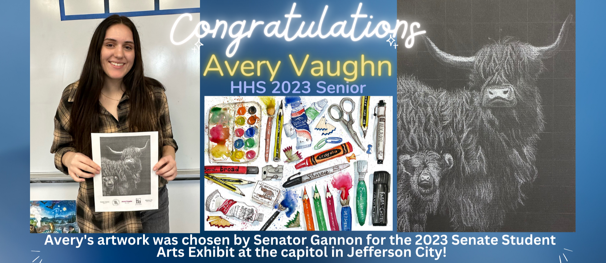 Avery Vaughn Art Exhibit in Jefferson City
