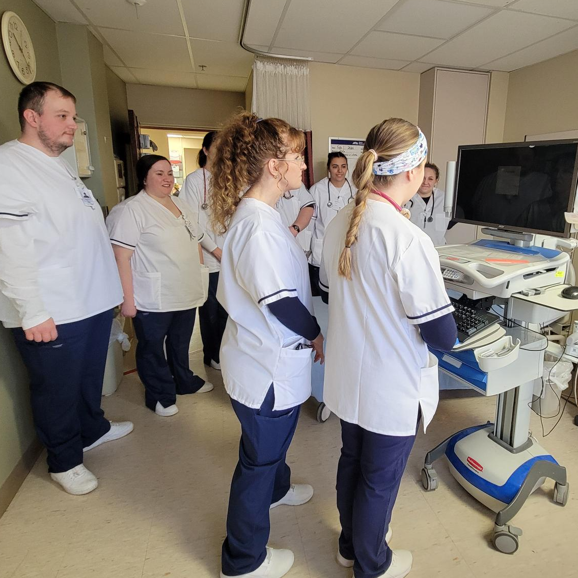 Practical Nursing Students at Clinicals