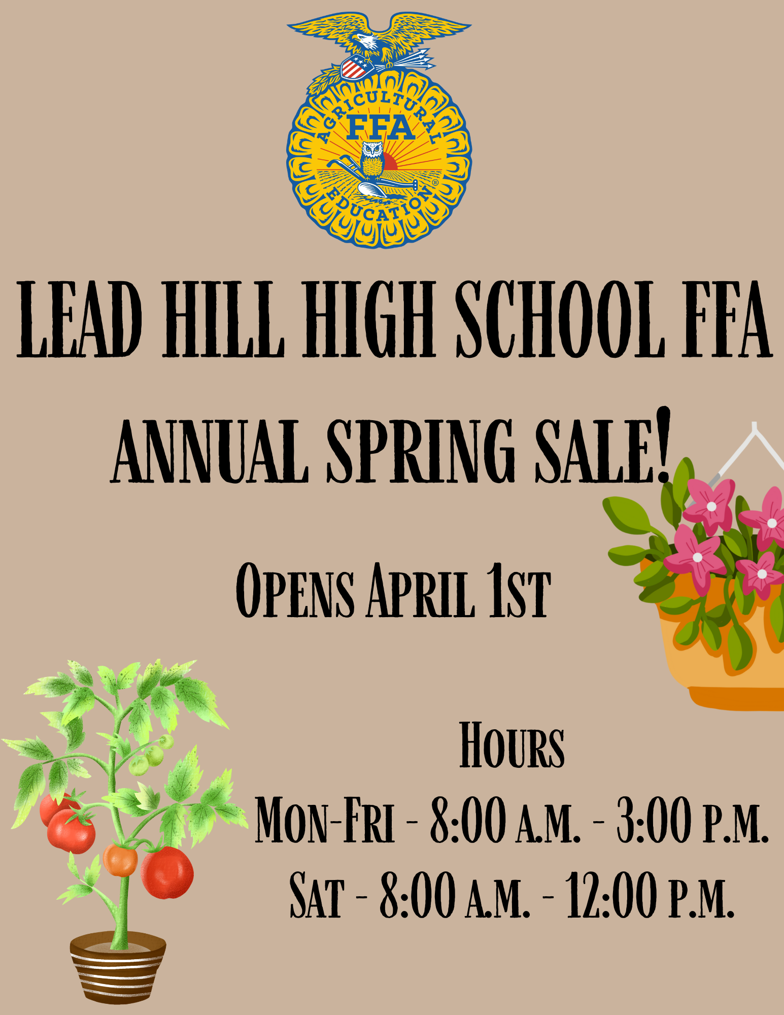 FFA Spring Sale