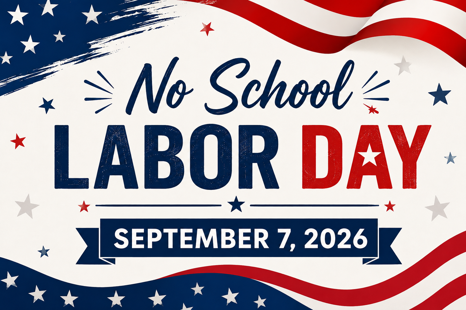 No School Labor Day