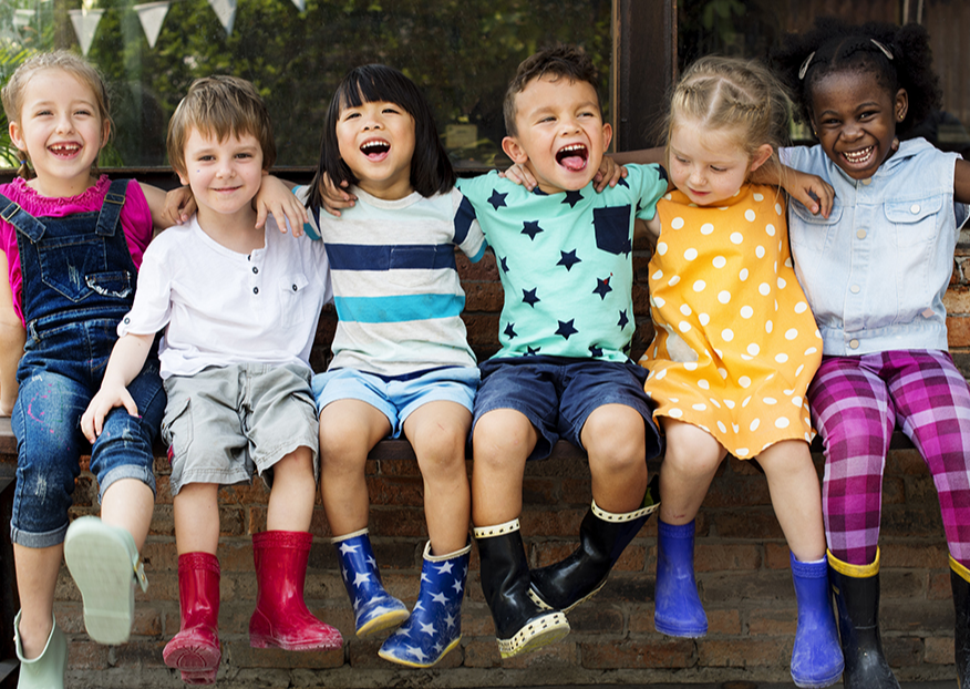 children sitting