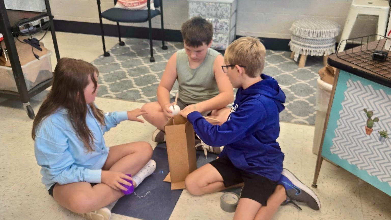 students working in TOGETHER