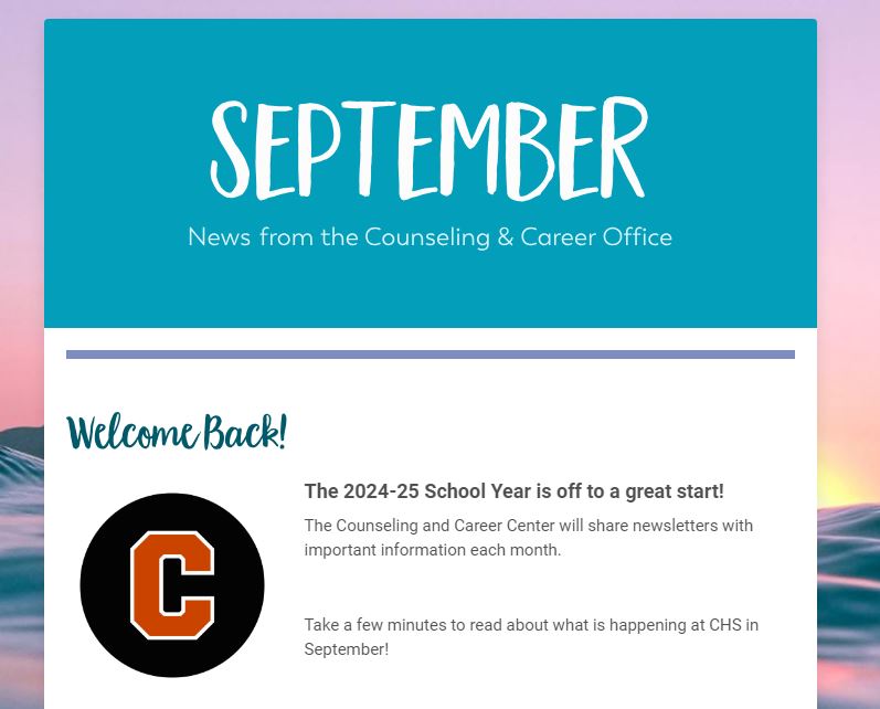 September Newsletter