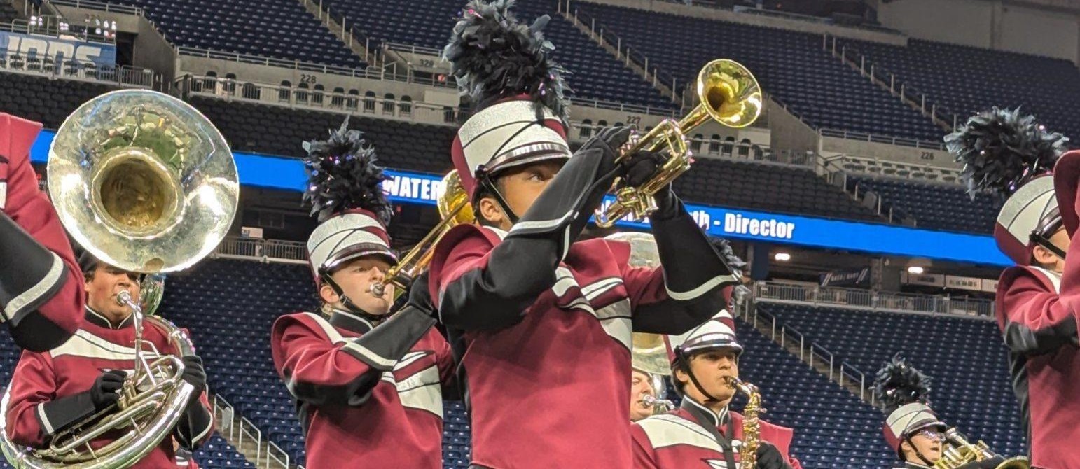 Brass Band Memebers playing