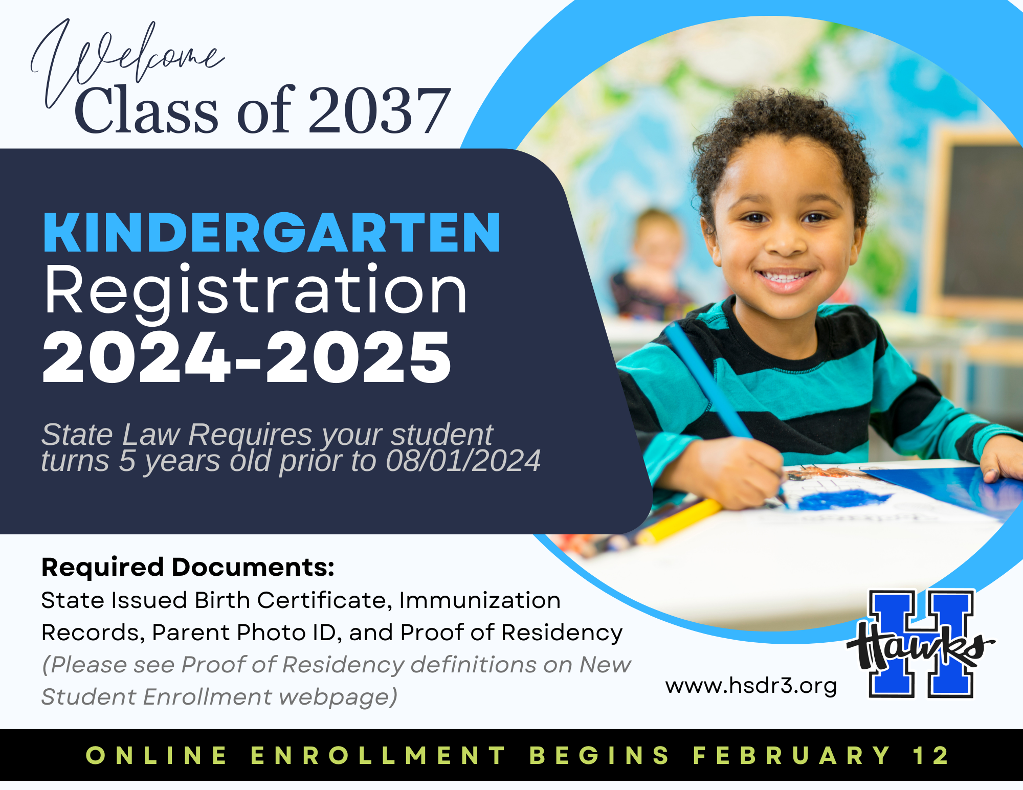 Kindergarten Registration 20242025 Hillsboro Primary
