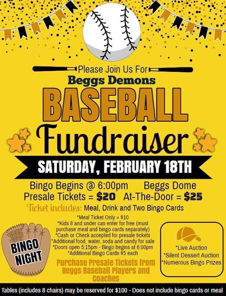 Golden Demon Baseball Beggs Public Schools
