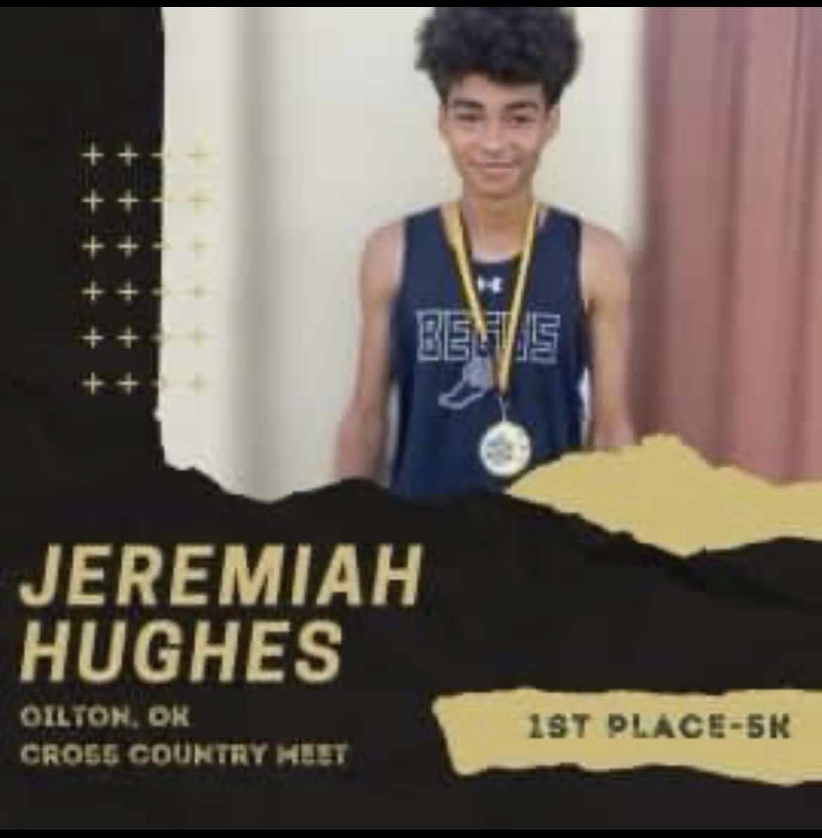 Jeremiah Hughes First Place Finish 